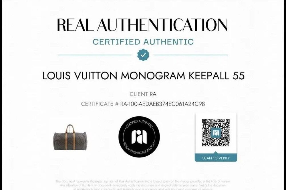 Authentic Louis Vuitton Keepall 55 Monogram Canvas Duffel Bag –Vintage - Picture 8 of 15